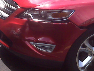 Illustration for article titled First Smashed-Up 2010 Ford Taurus SHO In Chi-Town